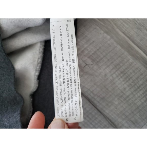 Zara Mens M Sweater Pullover sweatshirt Quarter zip Fleece Neck faux fur - Picture 7 of 8